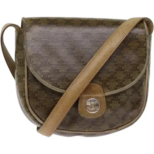 Pre-owned Cross Body Bags, female, , Size: ONE SIZE Pre-owned Canvas celine-bags - Celine Vintage - Modalova