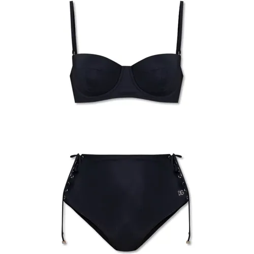 Two-piece swimsuit , female, Sizes: XS - Dolce & Gabbana - Modalova