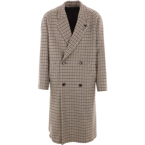 Double-Breasted Wool Cashmere Coat , male, Sizes: S, L, XL, M - Lardini - Modalova