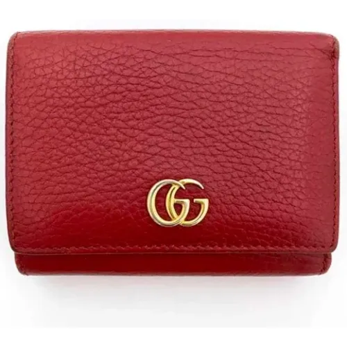 Pre-owned Wallets, female, , Size: ONE SIZE Pre-owned Leather wallets - Gucci Vintage - Modalova