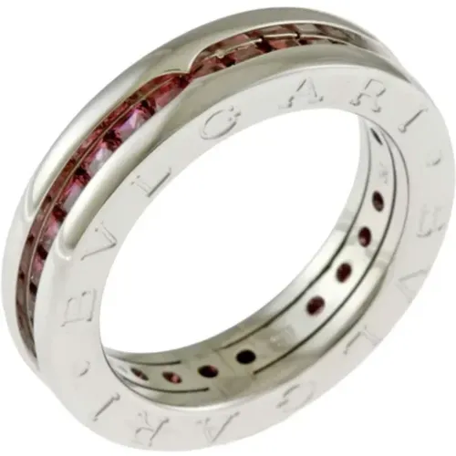 Pre-owned Jewellery, female, , Size: ONE SIZE Pre-owned White Gold rings - Bvlgari Vintage - Modalova