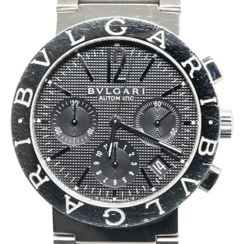 Pre-owned Metal watches , male, Sizes: ONE SIZE - Bvlgari Vintage - Modalova