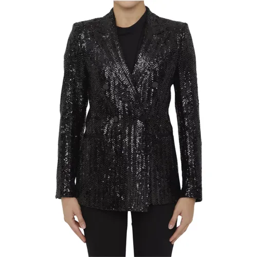 Blazers, female, , Size: L Sequin Parigi Jacket - Tagliatore - Modalova