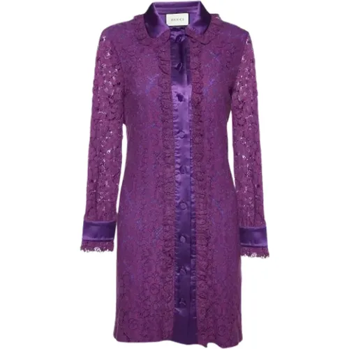 Pre-owned Lace dresses , female, Sizes: S - Gucci Vintage - Modalova