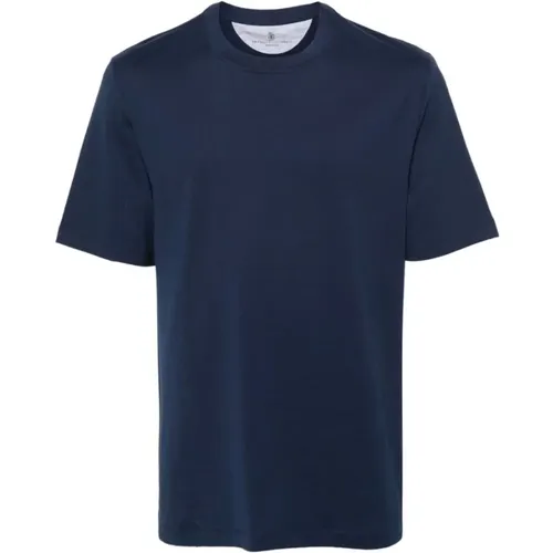 T-Shirts , Herren, Größe: M - BRUNELLO CUCINELLI - Modalova