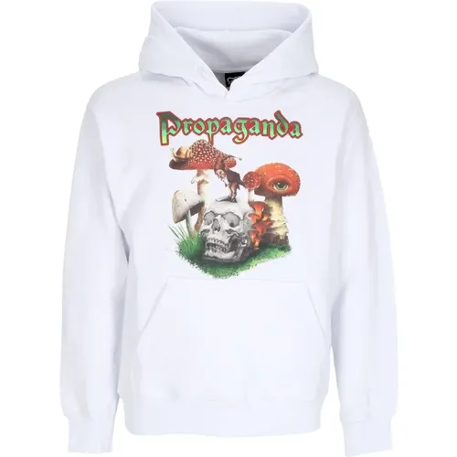 Weiße Hoodie mit Kängurutasche , Herren, Größe: S - Propaganda - Modalova