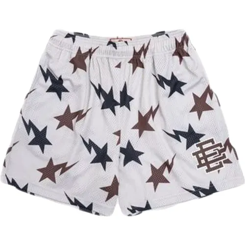 Limitierte Auflage Basic Short Creme , Herren, Größe: L - A BATHING APE - Modalova