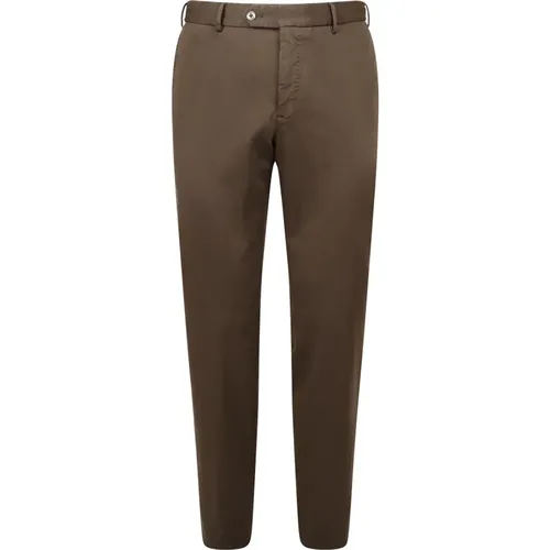 Chinos, male, , Size: M Cotton Trousers - PT Torino - Modalova