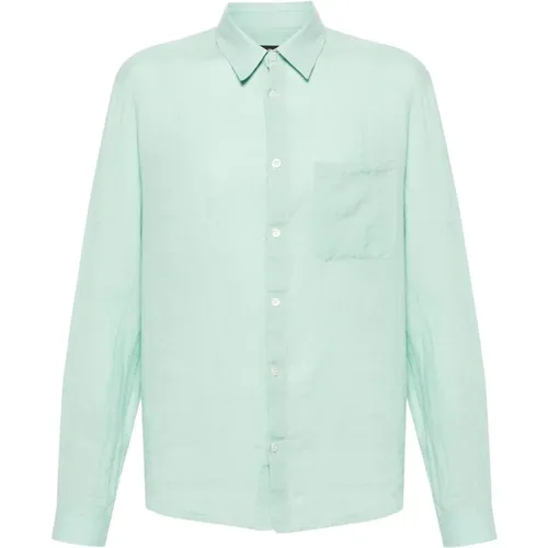 Cassel Logo Pale Shirt , male, Sizes: M - A.p.c. - Modalova