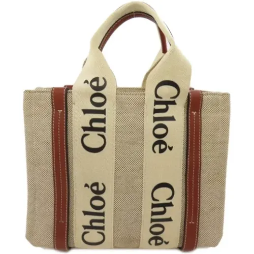 Pre-owned Canvas handbags , female, Sizes: ONE SIZE - Chloé Pre-owned - Modalova