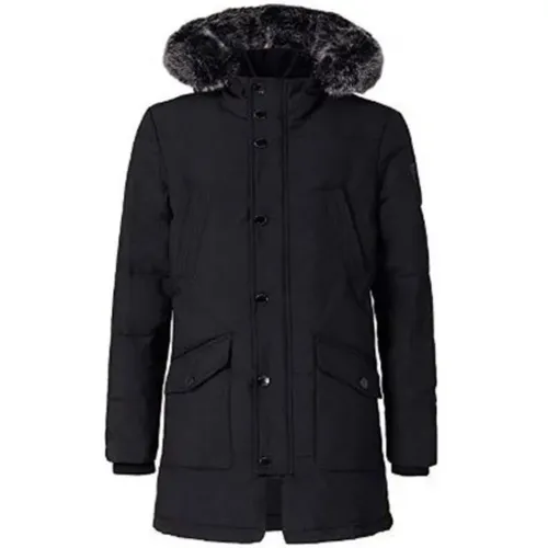 Parkas, male, , Size: XS Men`s M84L40 Parka, Stay Warm and Stylish - Guess - Modalova