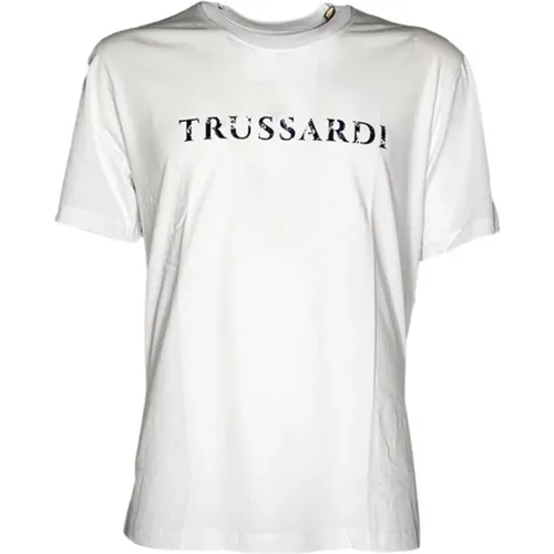 T-Shirts , Herren, Größe: XL - Trussardi - Modalova