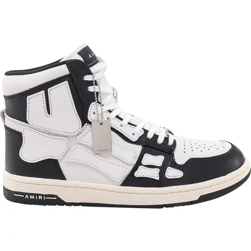 Iconic Bone Leather Sneakers , male, Sizes: 10 UK - Amiri - Modalova