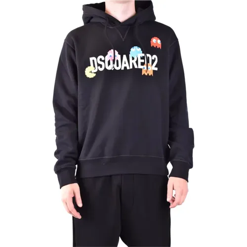 Schwarze Aw23 Herren Sweatshirts - Dsquared2 - Modalova