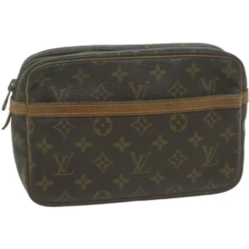 Pre-owned Canvas clutches , female, Sizes: ONE SIZE - Louis Vuitton Vintage - Modalova