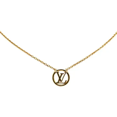 Pre-owned Jewellery, female, , Size: ONE SIZE Pre-owned Metal necklaces - Louis Vuitton Vintage - Modalova