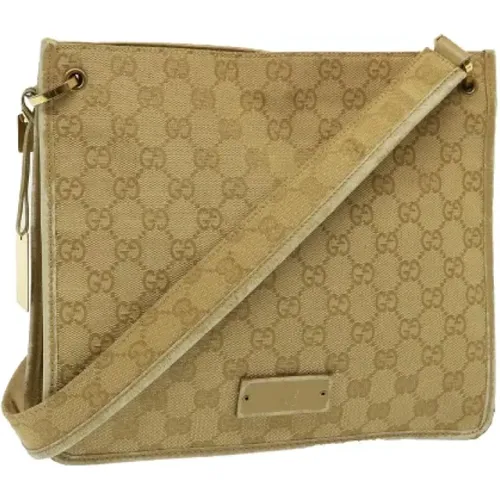 Pre-owned Cross Body Bags, female, , Size: ONE SIZE Pre-owned Canvas gucci-bags - Gucci Vintage - Modalova