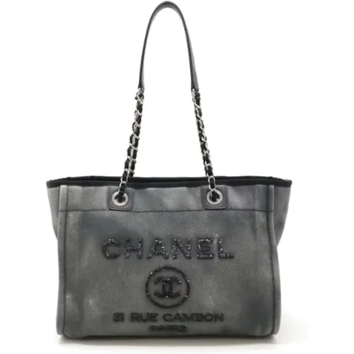 Pre-owned Tote Bags, female, , Size: ONE SIZE Pre-owned Canvas totes - Chanel Vintage - Modalova