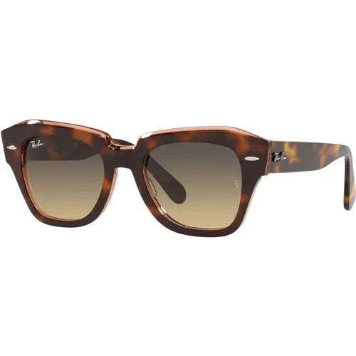 Square Sunglasses State Street Rb2186 , unisex, Sizes: 49 MM, 52 MM - Ray-Ban - Modalova