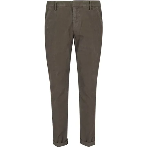 Braune Samt Chino Hose Aw24 Dondup - Dondup - Modalova