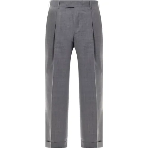 Men's Clothing Trousers Grey Ss24 , male, Sizes: S - PT Torino - Modalova
