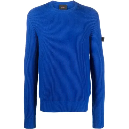 Blaue Pullover für Männer , Herren, Größe: 2XL - Peuterey - Modalova
