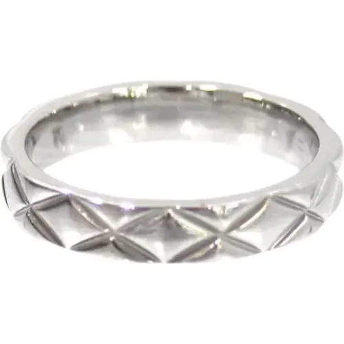 Pre-owned Jewellery, female, , Size: ONE SIZE Pre-owned White Gold chanel-jewelry - Chanel Vintage - Modalova