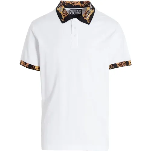 Polo Shirts, male, , Size: S Stylish Polo Shirt - Versace Jeans Couture - Modalova