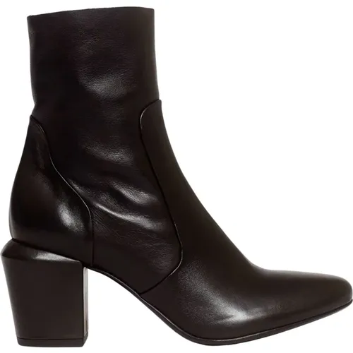 Leather Ankle Boot with 60mm Internal Zipper - Size 36.5 , female, Sizes: 3 1/2 UK - Elena Iachi - Modalova