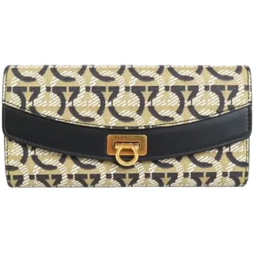 Pre-owned Wallets, female, , Size: ONE SIZE Leather Salvatore Ferragamo Wallet - Salvatore Ferragamo Pre-owned - Modalova