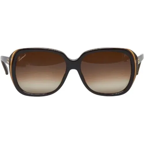 Pre-owned Accessories, male, , Size: ONE SIZE Pre-owned Plastic sunglasses - Gucci Vintage - Modalova