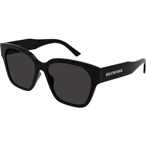 Grey Sunglasses Bb0215Sa , unisex, Sizes: 56 MM - Balenciaga - Modalova