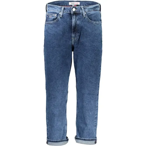 Blaue Denim-Jeans mit Stickerei , Damen, Größe: W29 L28 - Tommy Hilfiger - Modalova