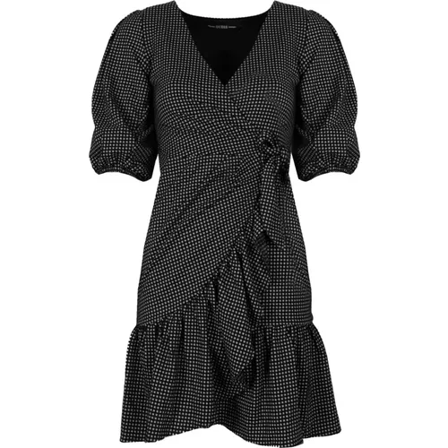 Checked Mini Dress , female, Sizes: M - Guess - Modalova