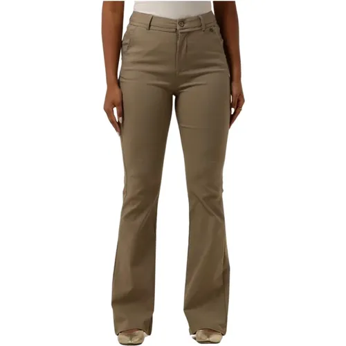 Taupe Flared Hose Minus - Minus - Modalova