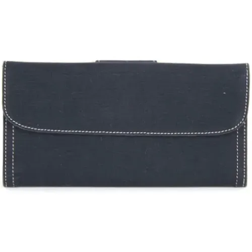 Pre-owned Wallets, female, , Size: ONE SIZE Pre-owned Canvas wallets - Fendi Vintage - Modalova