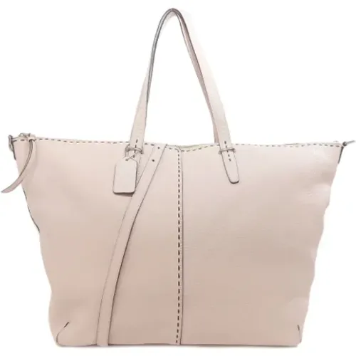 Pre-owned Tote Bags, female, , Size: ONE SIZE Pre-owned Leather totes - Coach Pre-owned - Modalova