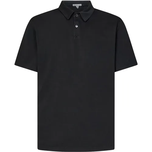 Charcoal Supima Cotton T-Shirts und Polos , Herren, Größe: M - James Perse - Modalova