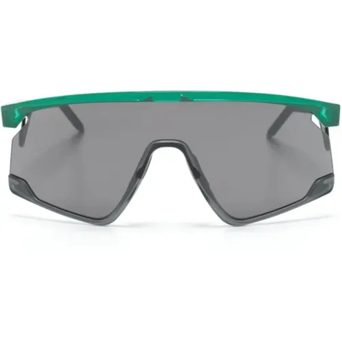 Grüne Sonnenbrille Bio-Matter Graue Gläser - Oakley - Modalova