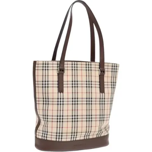 Pre-owned Tote Bags, female, , Size: ONE SIZE Pre-owned Canvas totes - Burberry Vintage - Modalova