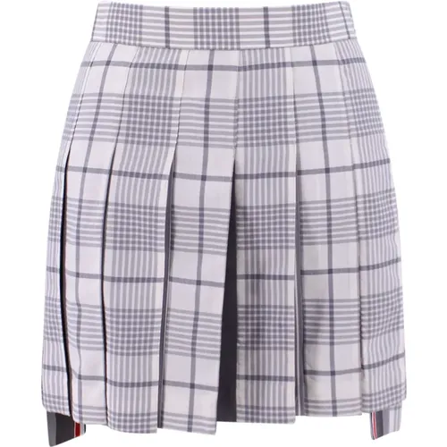 Women Clothing Skirts Grey Ss23 , female, Sizes: S - Thom Browne - Modalova