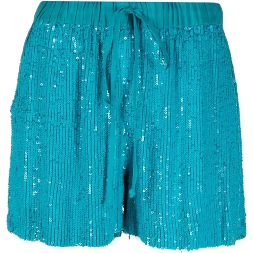 Parosh Shorts Clear , female, Sizes: M - P.a.r.o.s.h. - Modalova