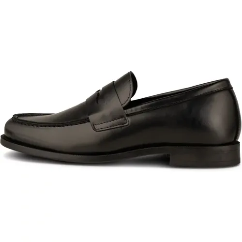 Schwarzer Lederloafer Penny , Damen, Größe: 40 EU - Shoe the Bear - Modalova