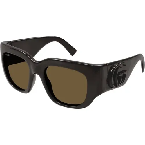 Braun Braun Sonnenbrille Gg1545S - Gucci - Modalova