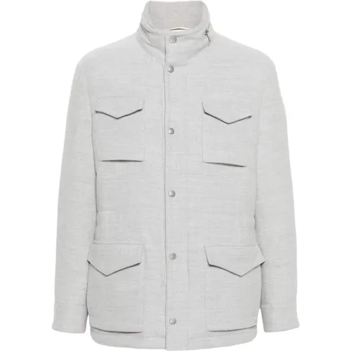 Field jacket , male, Sizes: 2XL, L, XL, 3XL - Eleventy - Modalova