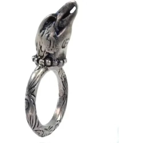 Pre-owned Metal rings , female, Sizes: ONE SIZE - Gucci Vintage - Modalova