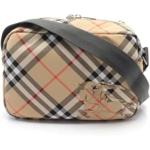 Pre-owned Cross Body Bags, female, , Size: ONE SIZE Pre-owned Canvas shoulder-bags - Burberry Vintage - Modalova