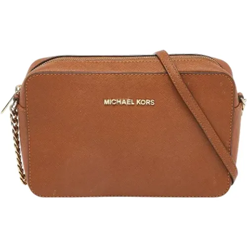 Pre-owned Cross Body Bags, female, , Size: ONE SIZE Pre-owned Leather crossbody-bags - Michael Kors Pre-owned - Modalova