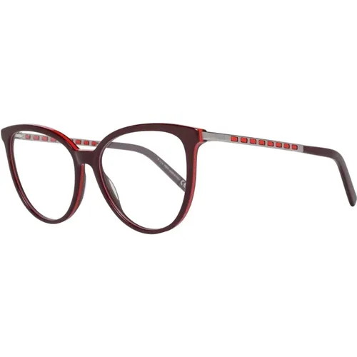 Glasses, female, , Size: ONE SIZE Stylish Burgundy Optical Frames - TOD'S - Modalova