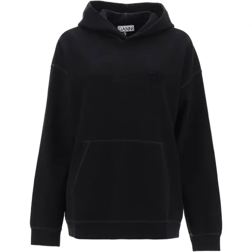 Hoodies , Damen, Größe: 2Xs/Xs - Ganni - Modalova